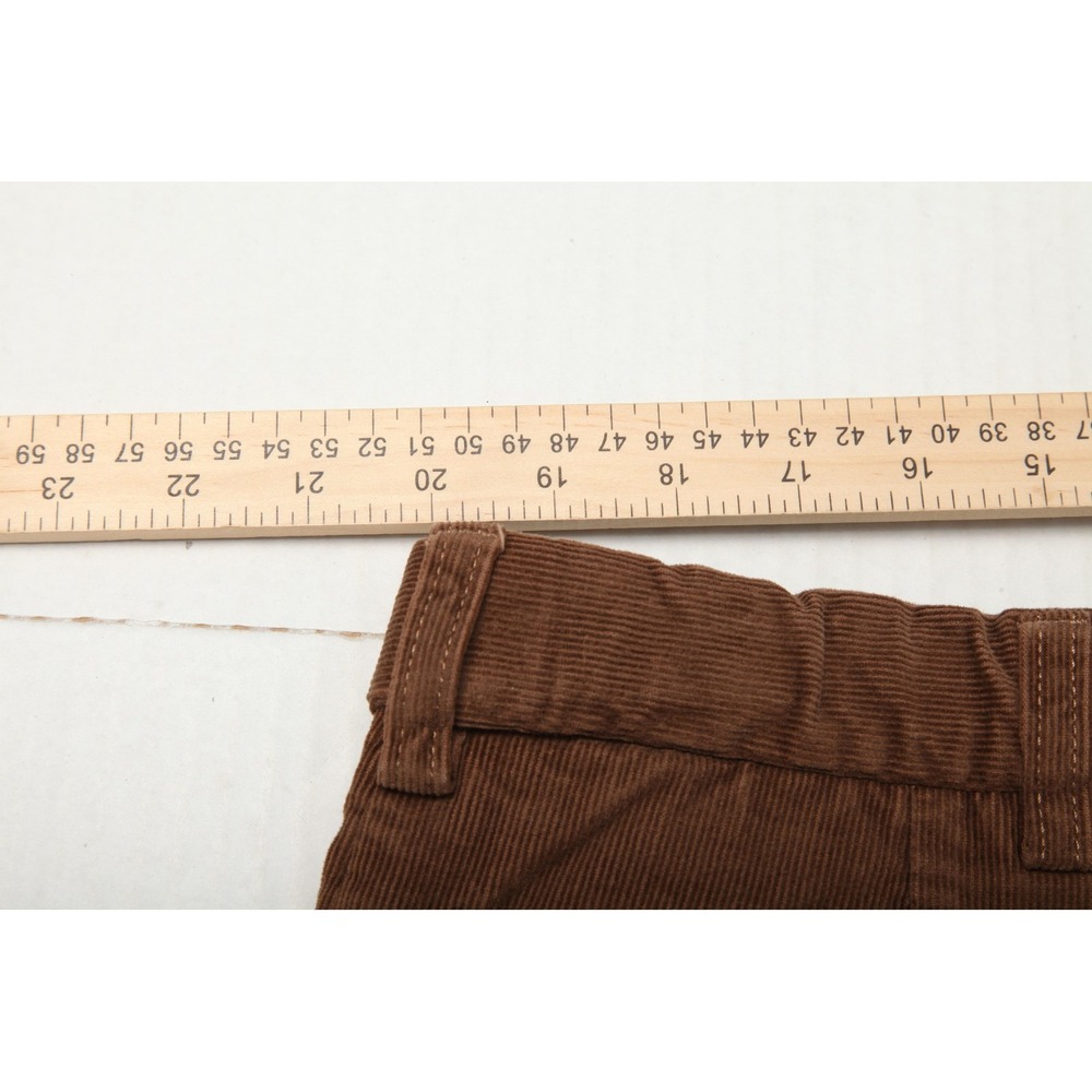 Haggar Pants Mens 42x32 Acrual 40x31 Brown Classic Fit Corduroy Stretch - Picture 9 of 15